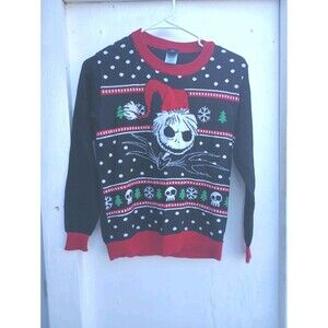 Disney's Tim Burton's Nightmare Before Christmas XL 14/16 Boys Sweater Halloween